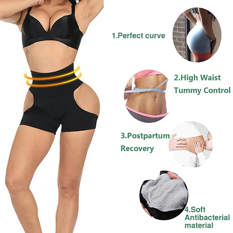 Latex Waist Trainer Butt Shaper Underwear